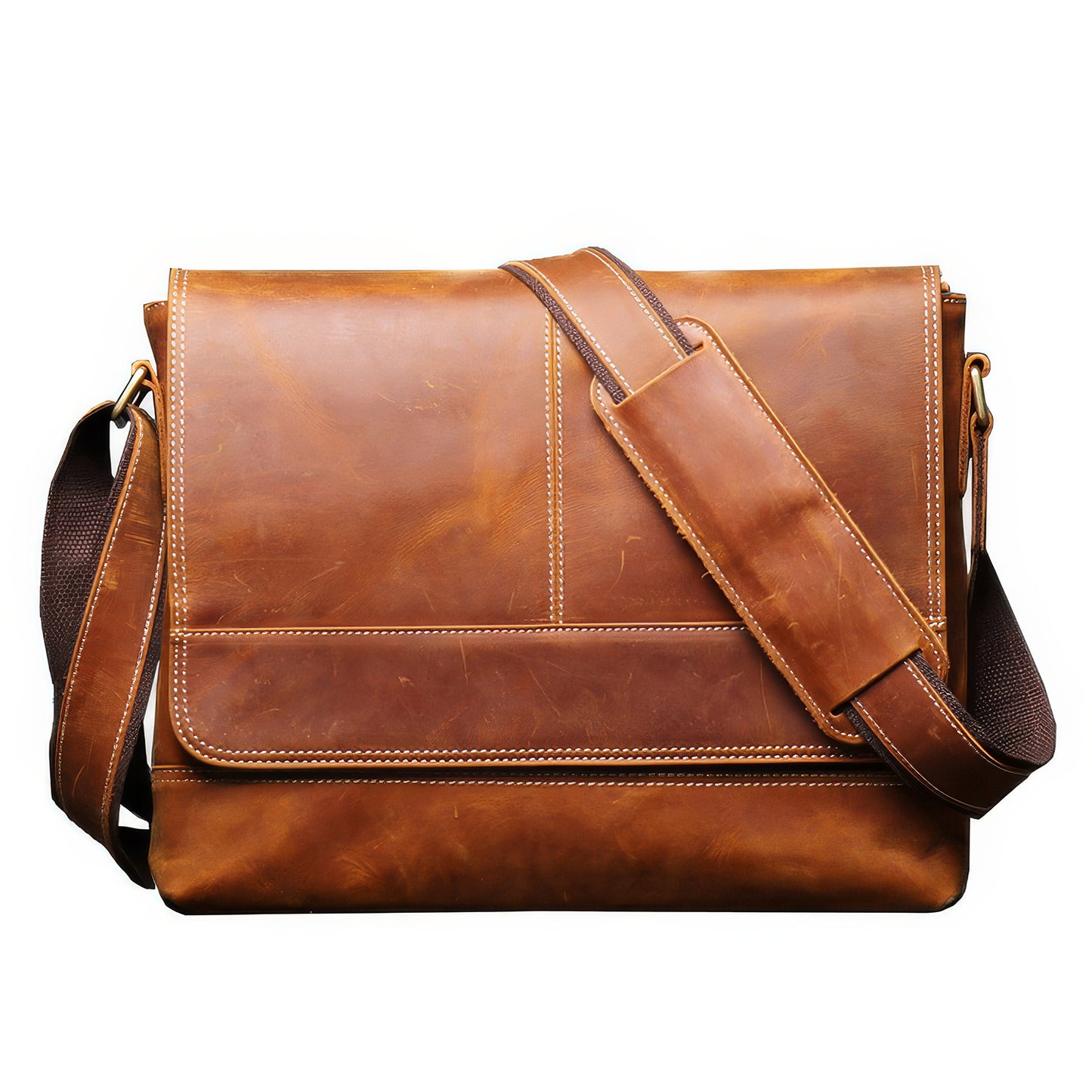 本革ショルダーバッグ 大容量 カジュアル 旅行用 MDZB-002