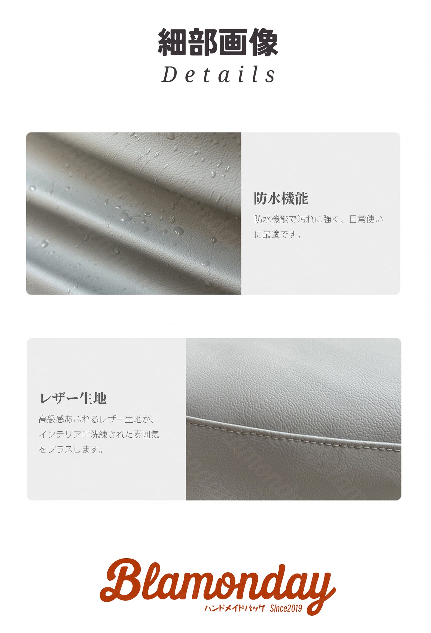 BLAMONDAY 座布団 クッション 丸形 レザー ウレタンリビング 低反発 椅子 フロア 北欧 オフィス 和室 在宅 バー 勤務 車 体圧分散 滑り止め おしゃれ 座り心地いい シンプル 無地 厚さ45mm ZHZD-001