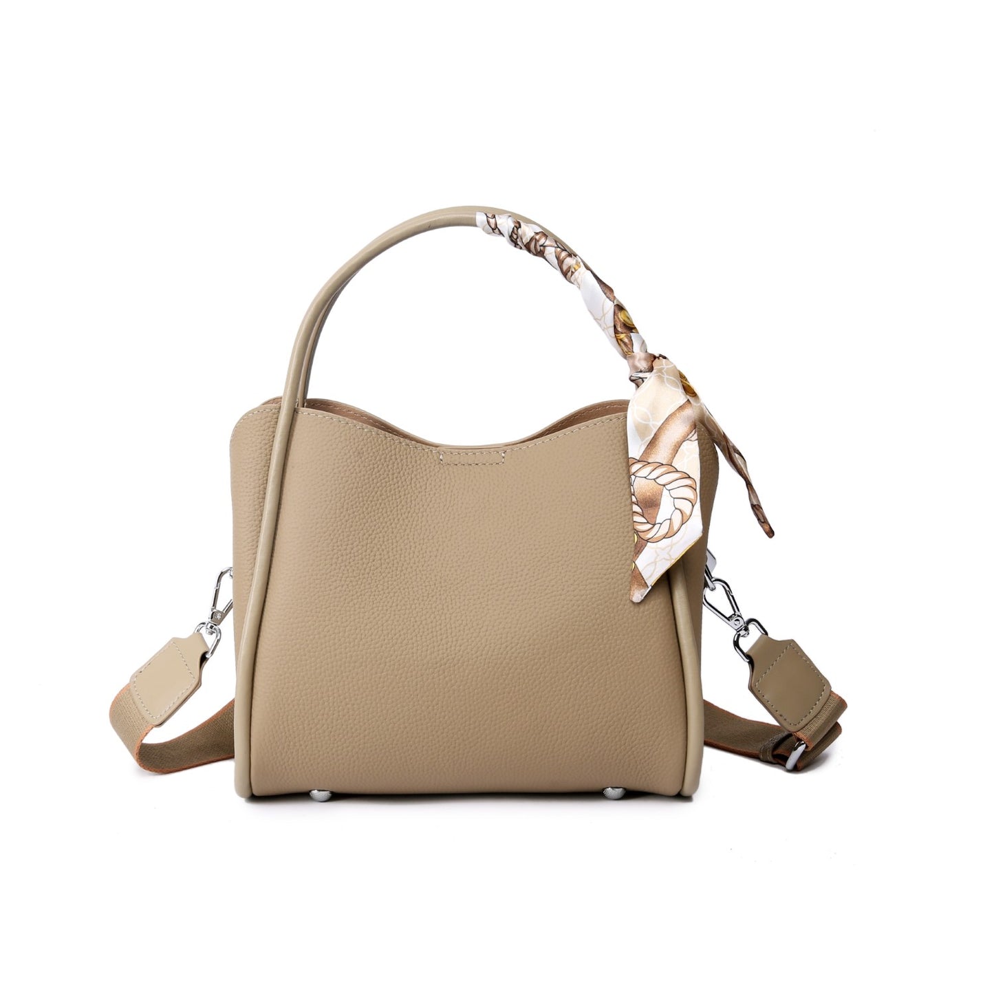 トートバッグ レディース 本革 飾り物 カジュアル 2way 無地 WTZB-009