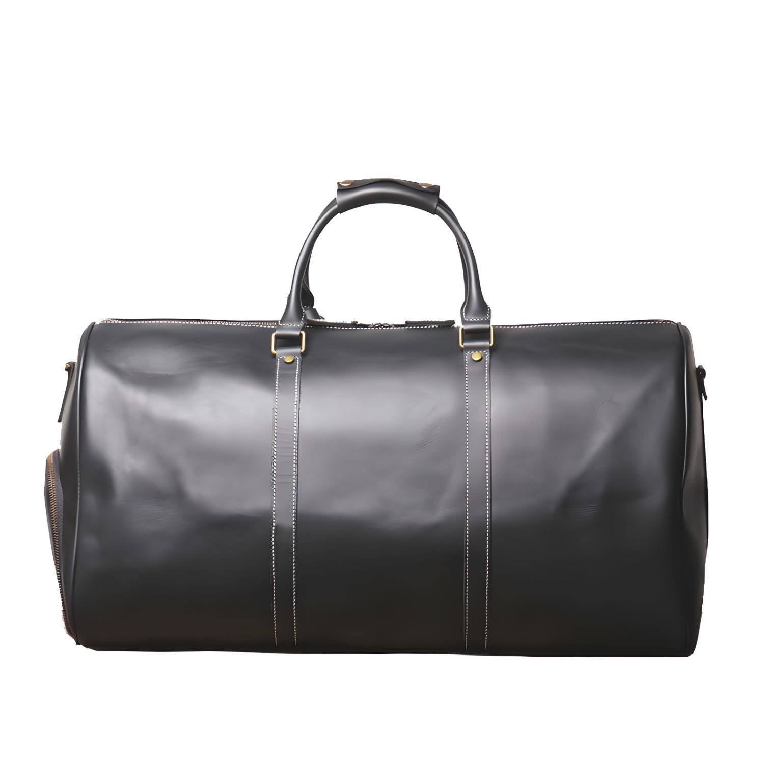 本革ボストンバッグ 靴収納付き 60L 2WAY MBZB-001