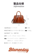 本革トートバッグ 軽量 防水 2WAY ショルダーストラップ付き 無地 オシャレ 韓国風 WTZB-114