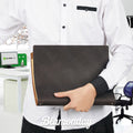 本革システム手帳 A4対応 4穴リング 100枚付き ZBBJ-006