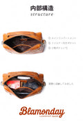 本革ショルダーバッグ レトロカジュアル 2WAY MDZB-027