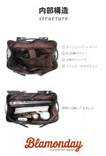 本革リュック 大容量 2WAY A4収納 レトロ カジュアル MSZB-035
