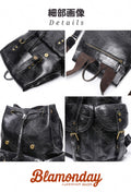 本革リュック 大容量 2WAY A4収納 レトロ カジュアル MSZB-035