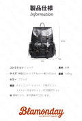 本革リュック 大容量 2WAY A4収納 レトロ カジュアル MSZB-035